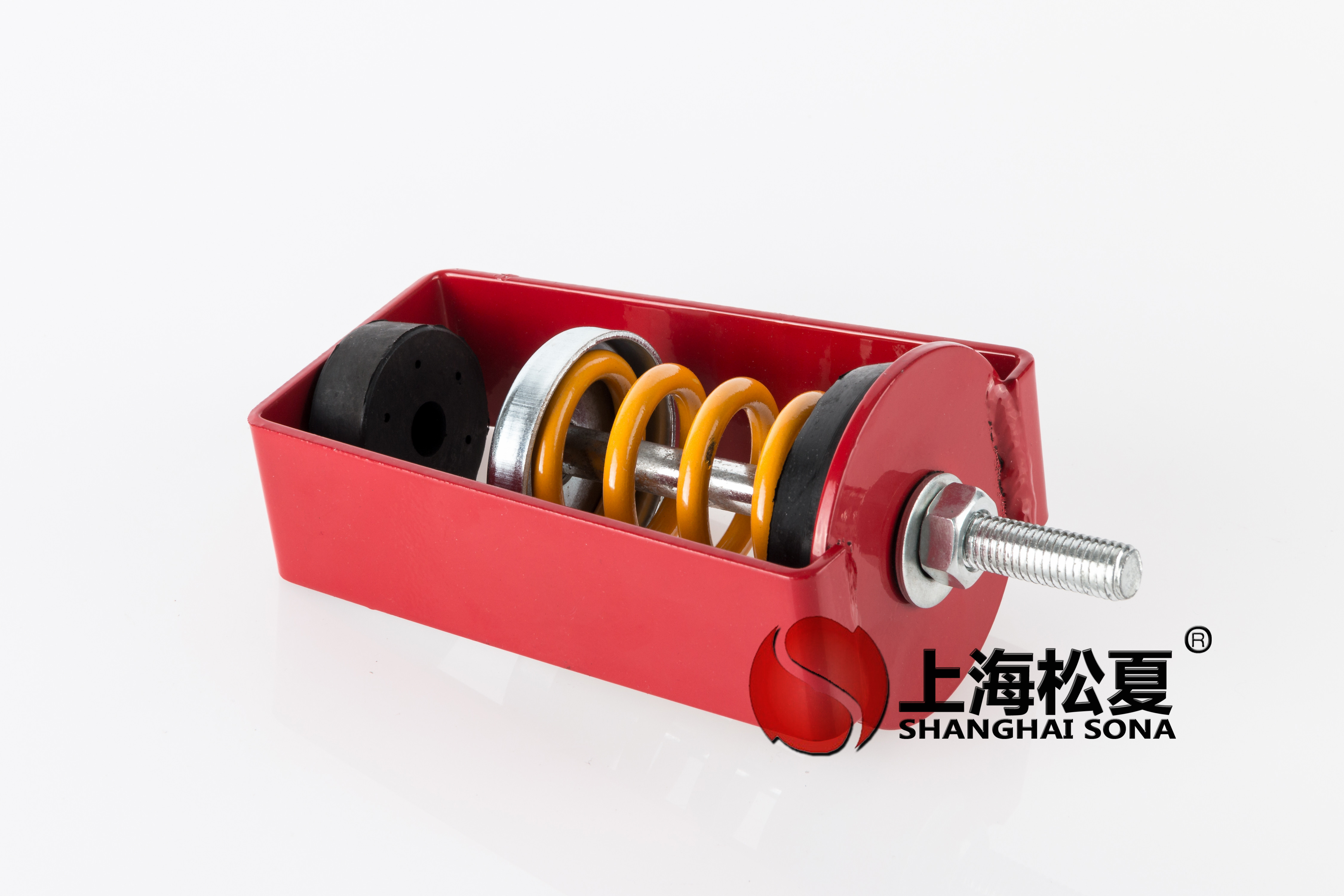 空壓機噪音治理安裝<a href='http://m.czssdl.com' target='_blank'><u>減震器</u></a>是方法之一